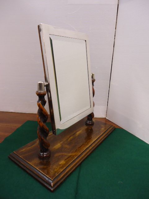Silver Easel Mirror