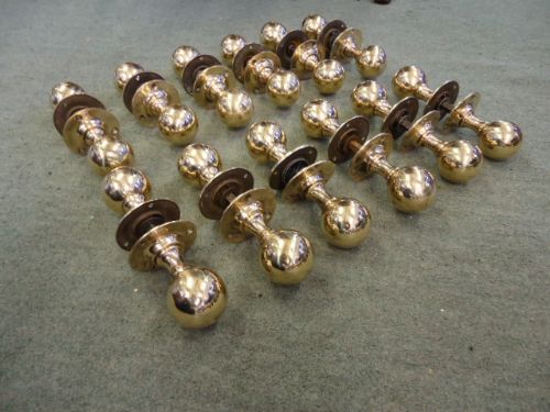 Set of 12 Pairs of Victorian Bronze Door Knobs