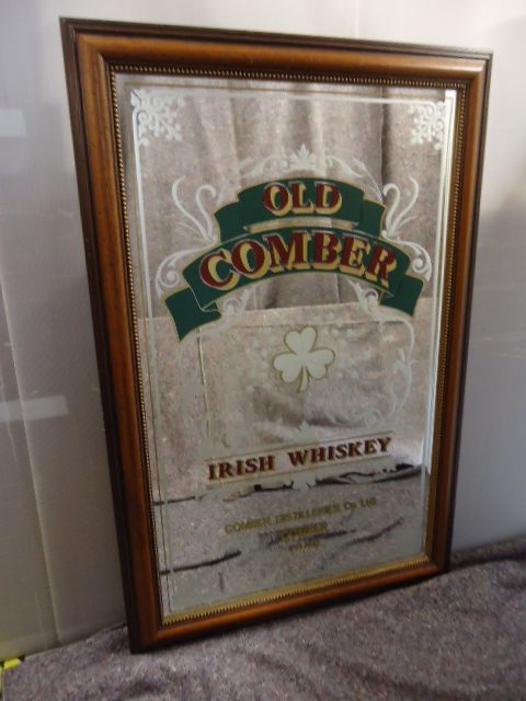 Large Irish Whiskey Pub Mirror