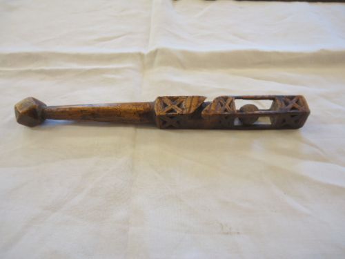 Treen Knitting Stick