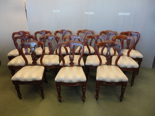 Set of 14 Victorian Chairs