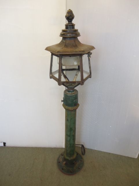 Outside Lantern on Post