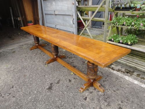 Super 12' Oak Table