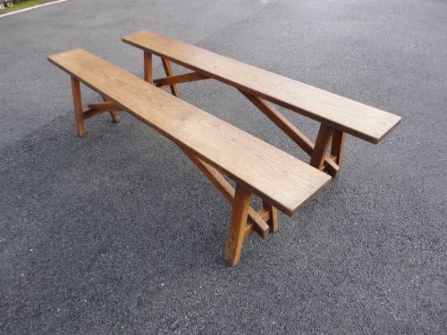 Pair of Arts & Crafts Benches