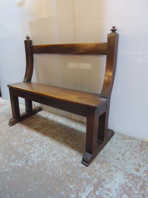 Small Oak Bench