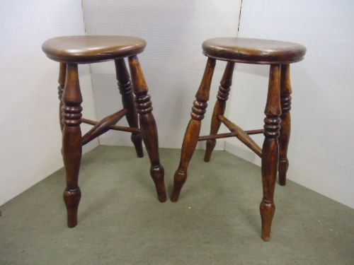 2 Elm Top Bar Stools