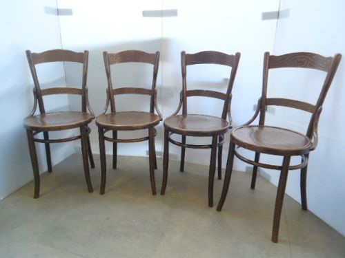 Good Set of 4 Bentwood Chairs