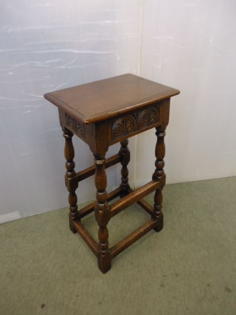 Tall Oak Stool