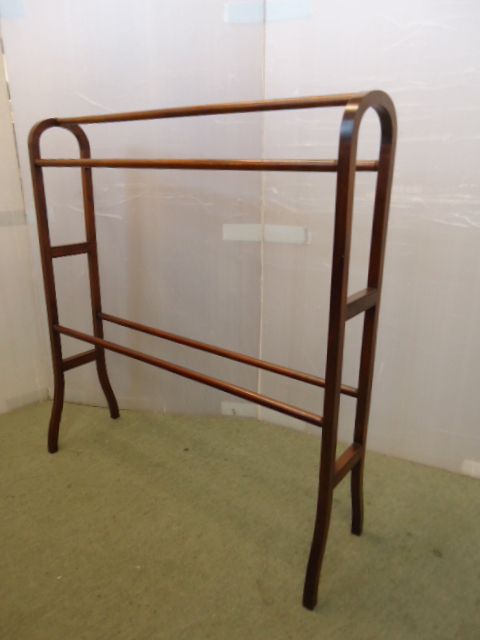 Plain Mahogany Towel Rail