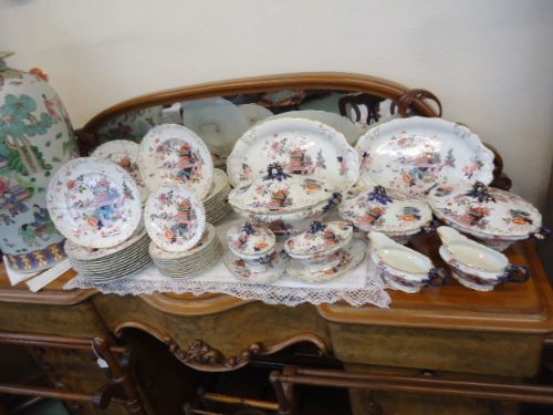 Victorian Ironstone Dinner Service