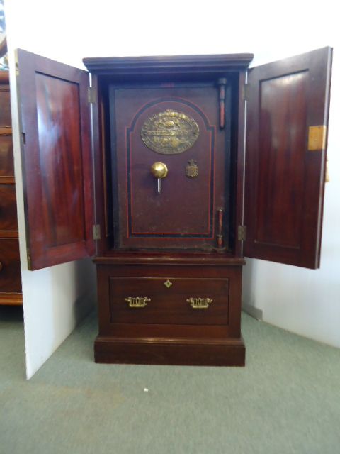 Mahogany Safe Cabinet & Safe