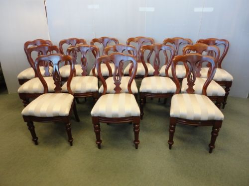 Set of 14 Victorian Chairs