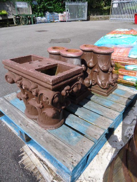 3 Cast Iron Capitals