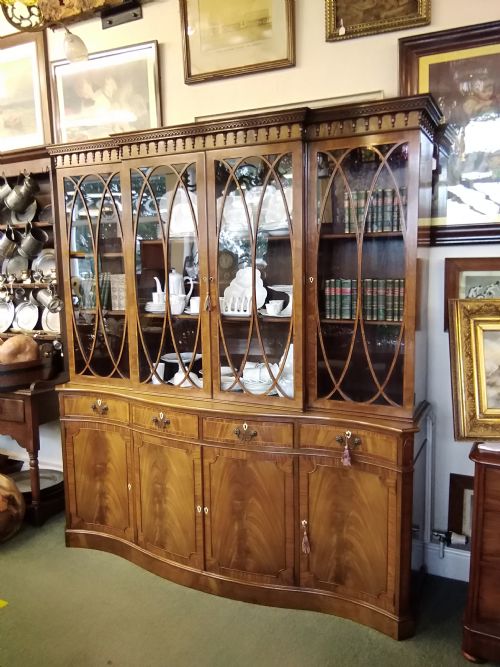 Mahogany 8 Door Bookcase