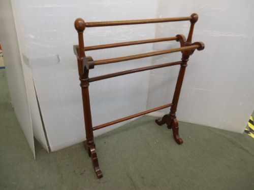 Victorian Mahogany Towel Rail