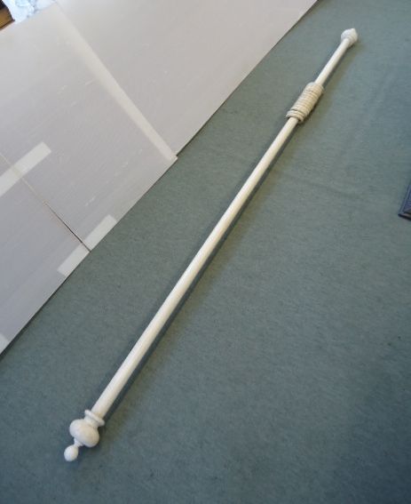 Victorian Painted Curtain Pole
