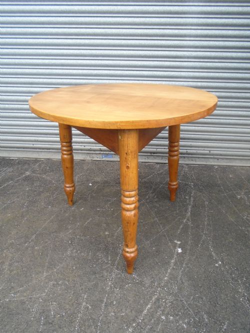 Victorian Pine Cricket Table