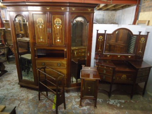 Art Nouveau Bedroom Suite