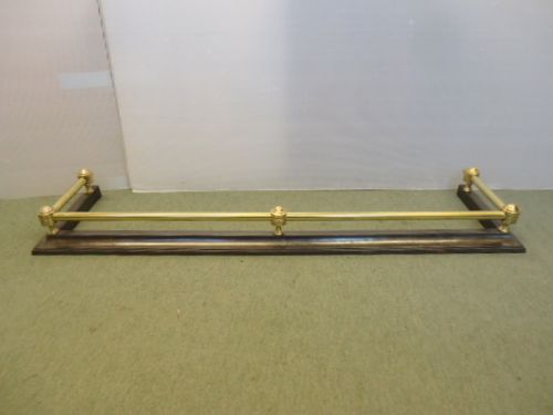 Large Iron & Brass Fender