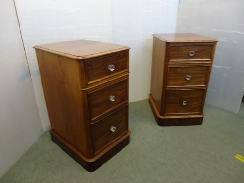 Pair of Mahogany Chests