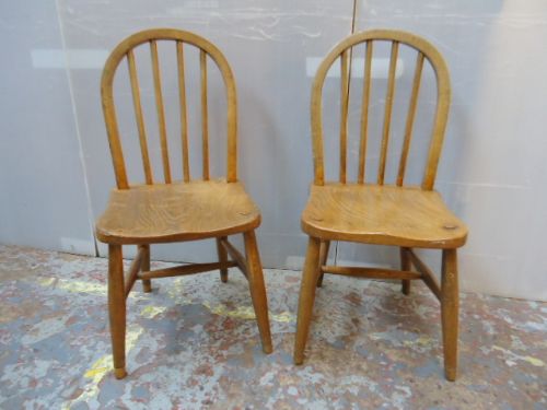 Pair of Childs Chairs by Miles High Wycombe