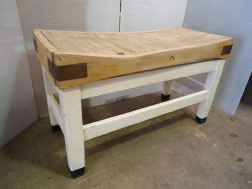 Butchers Block on Stand