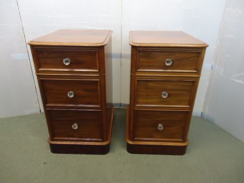 Pair of Mahogany Chests