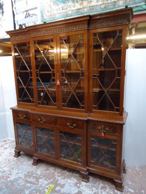 Quality Mahogany Bookcase