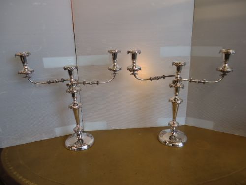 Pair of Quality Candelabras