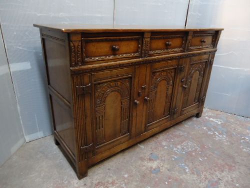 17th Century Style Oak Dresser Base
