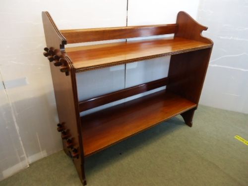 Quality Mahogany Deep Bookshelf