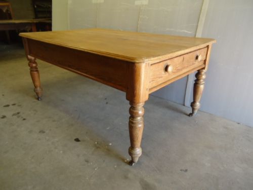 2 Drawer Pine Dining Table