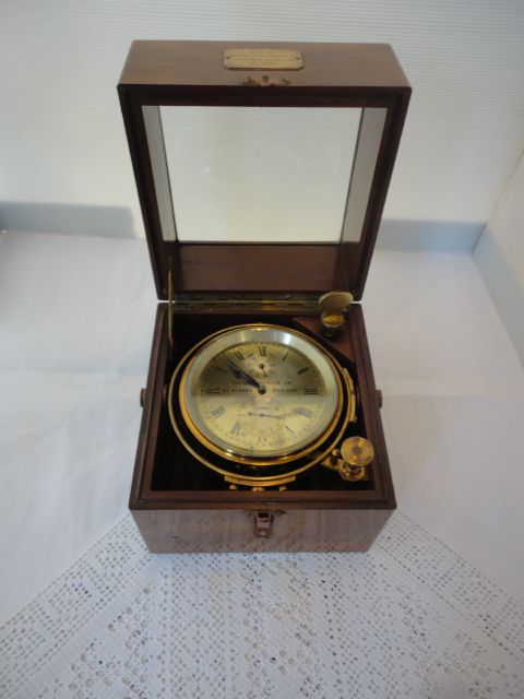 Mahogany Ships Chronometer