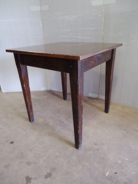 Set of 7 Hardwood Bar / Bistro / Cafe Tables