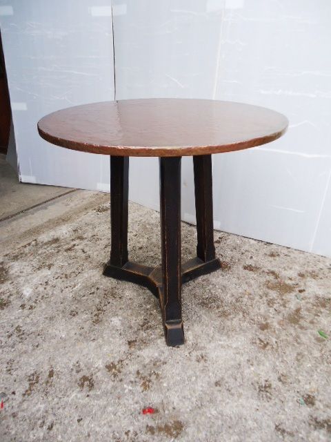 Arts & Crafts 3 Leg Bar Table