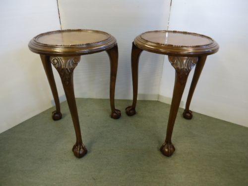 Pair of Mahogany Stands