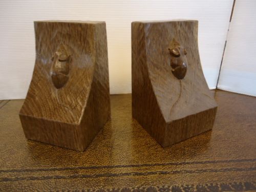 Robert ' Mouseman' Thompson  Bookends.