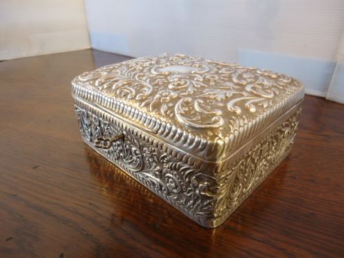 Silver Box & Key