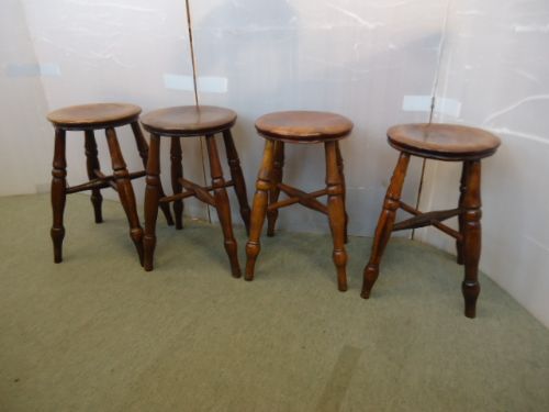 Four 19th Century Stools