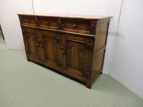 17th Century Style Oak Dresser Base