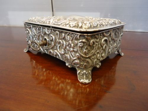 Silver Jewelry Box