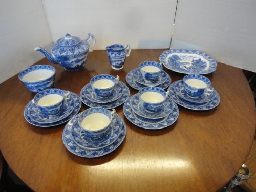 Cauldon Chariots Tea Set