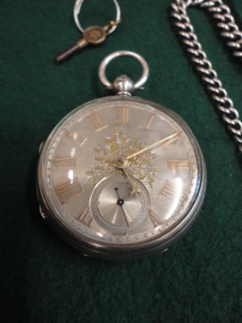 Silver Fusee Pocket Watch