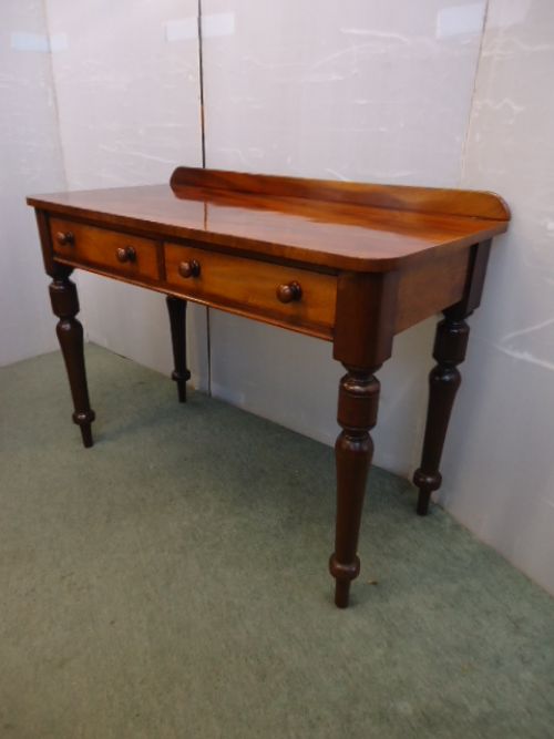 Mahogany 2 Drawer Table