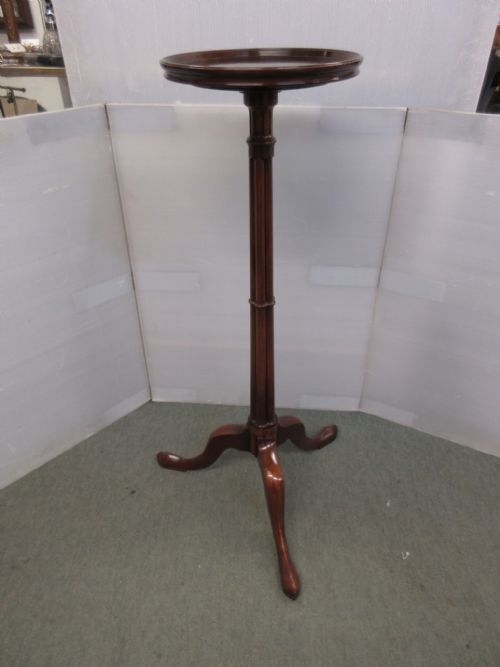 Mahogany Torchere