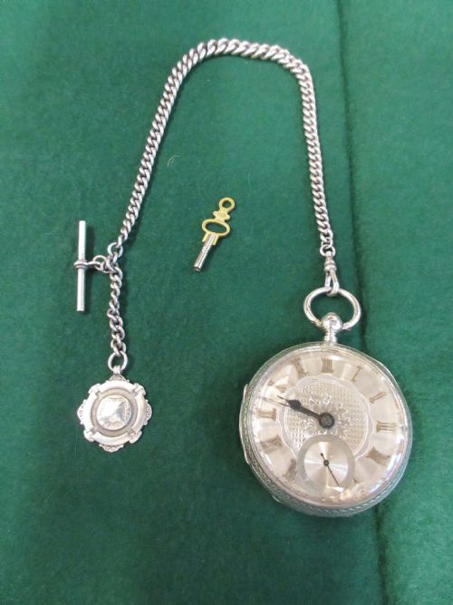 Silver Fusee Pocket Watch