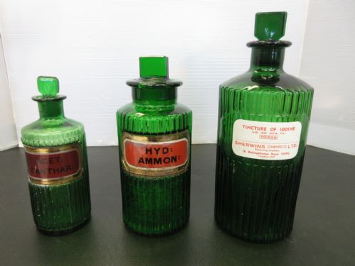 3 Green Chemist Bottles