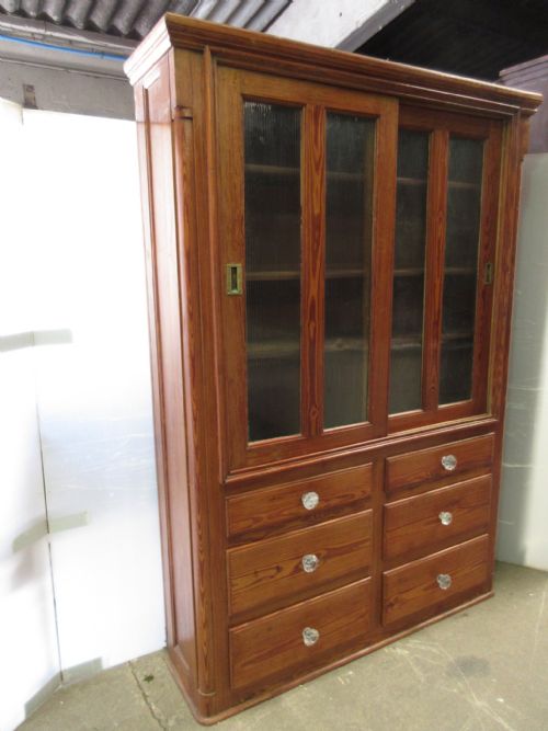 Pitch Pine Kitchen Cupboard