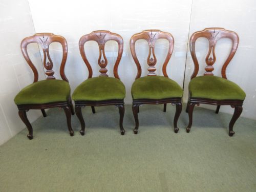 Set of 4 Mahogany Chairs