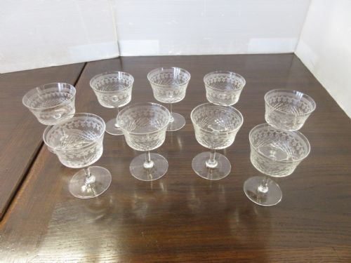 9 Champagne Saucers